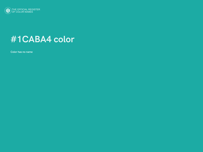 #1CABA4 color image