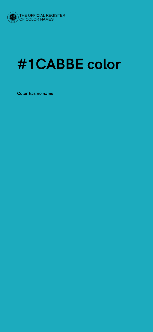 #1CABBE color image