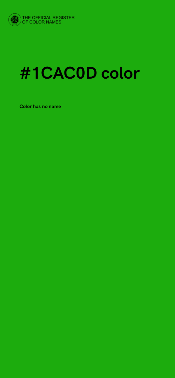 #1CAC0D color image