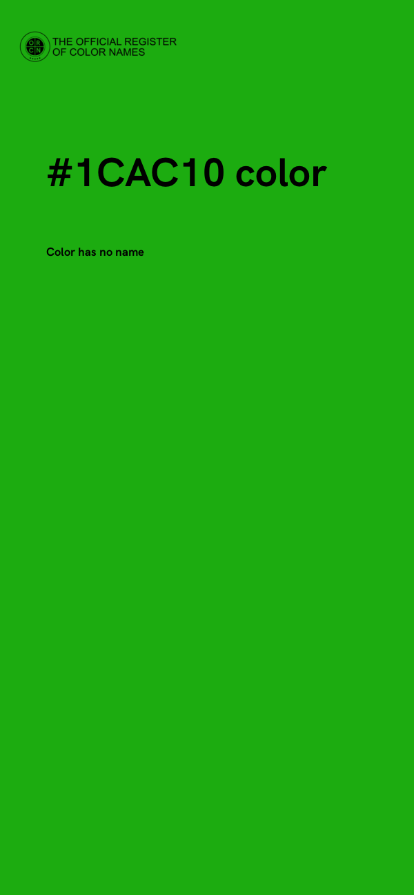 #1CAC10 color image