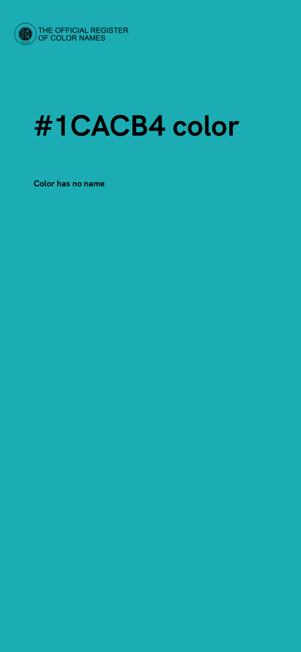 #1CACB4 color image