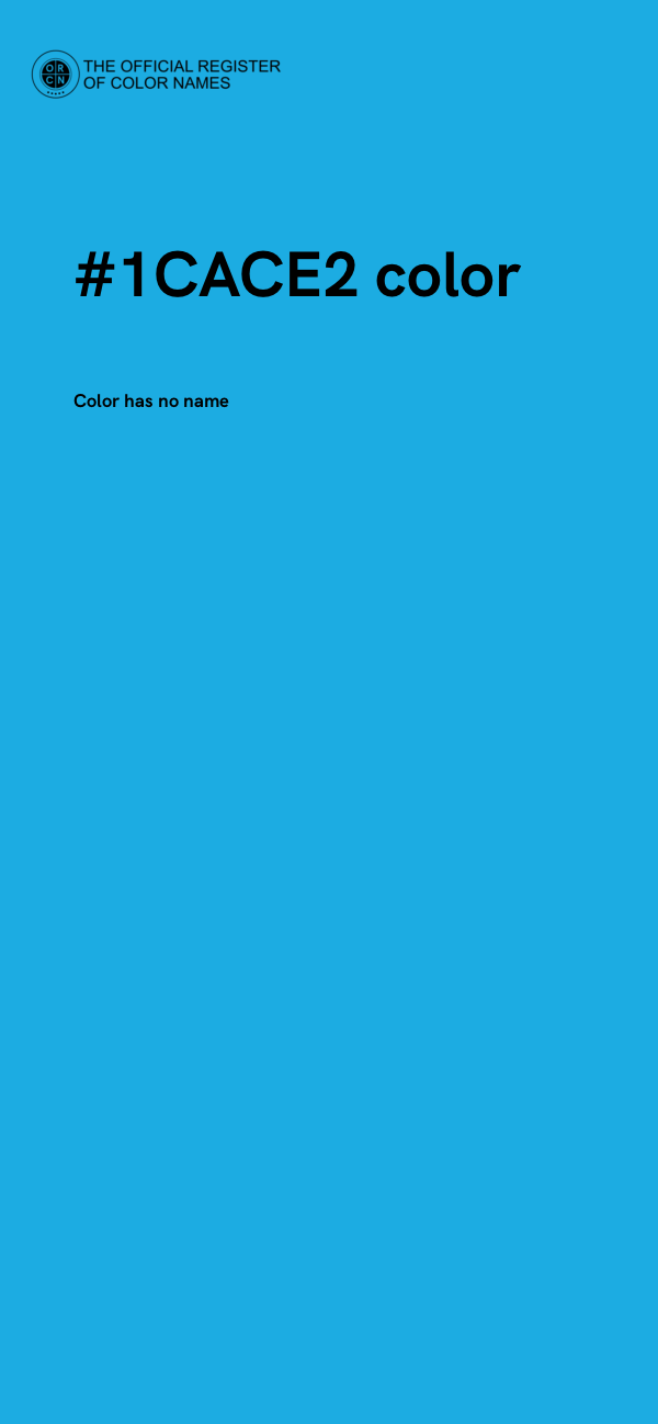 #1CACE2 color image