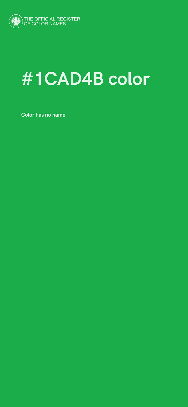 #1CAD4B color image