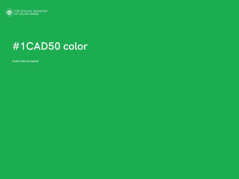 #1CAD50 color image