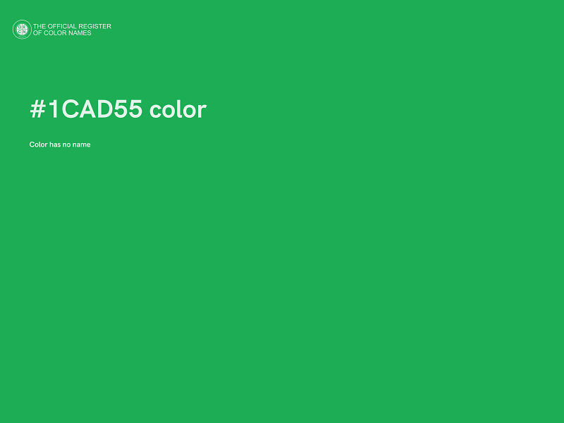 #1CAD55 color image