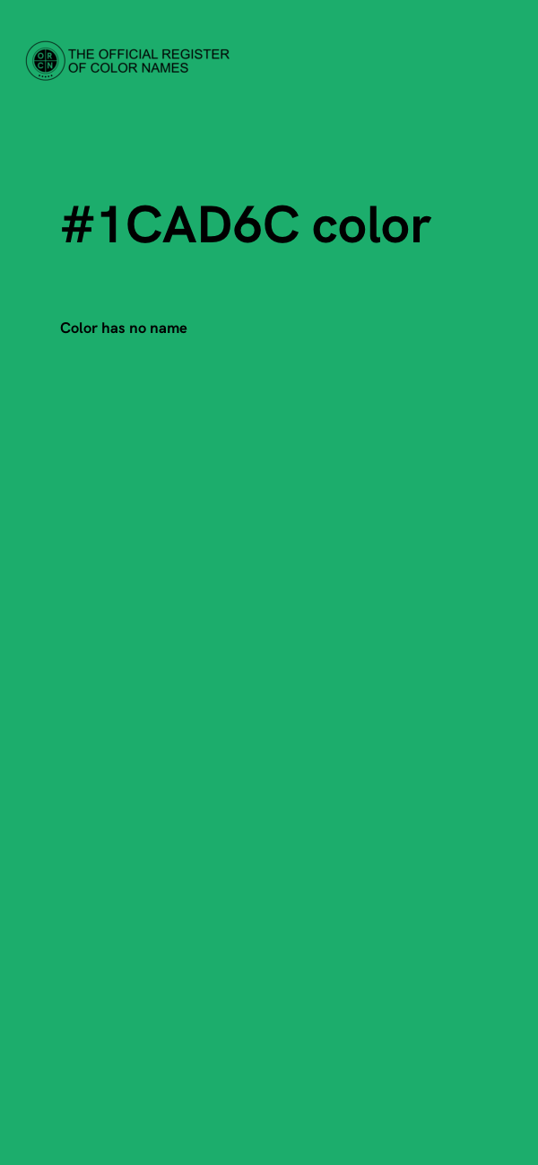 #1CAD6C color image