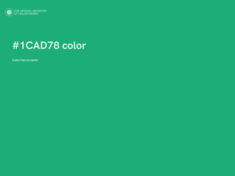 #1CAD78 color image