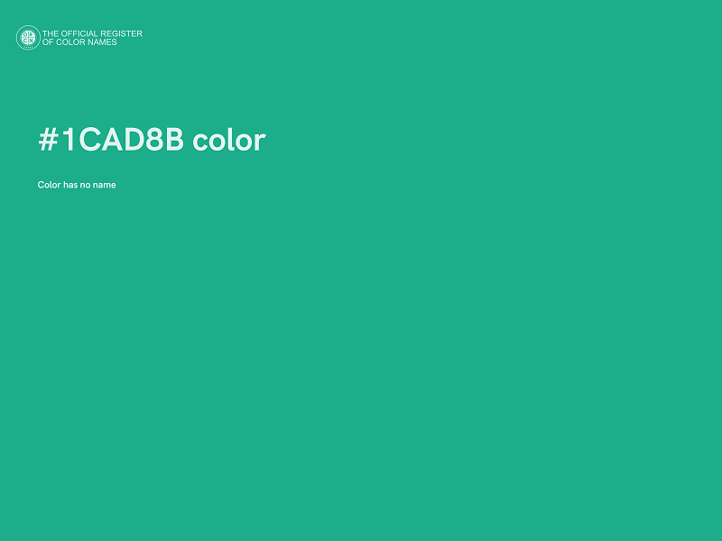 #1CAD8B color image