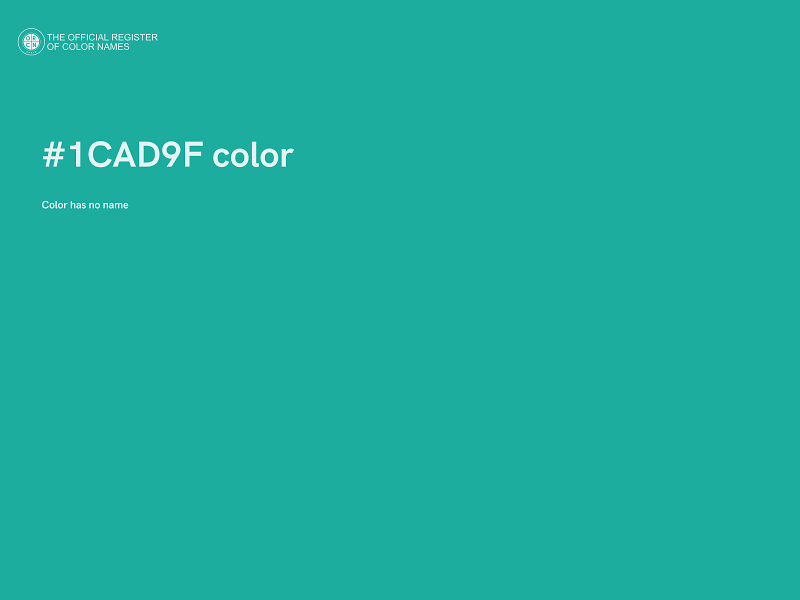 #1CAD9F color image