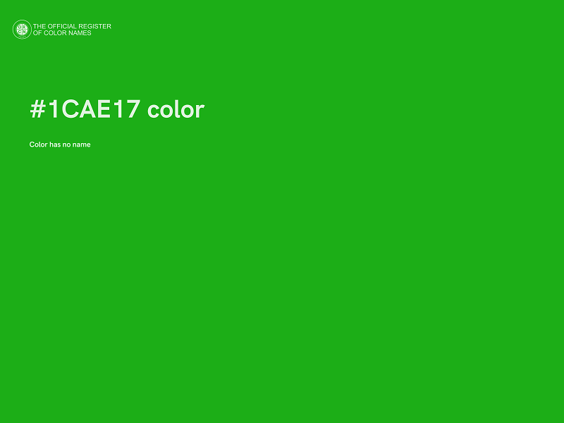 #1CAE17 color image