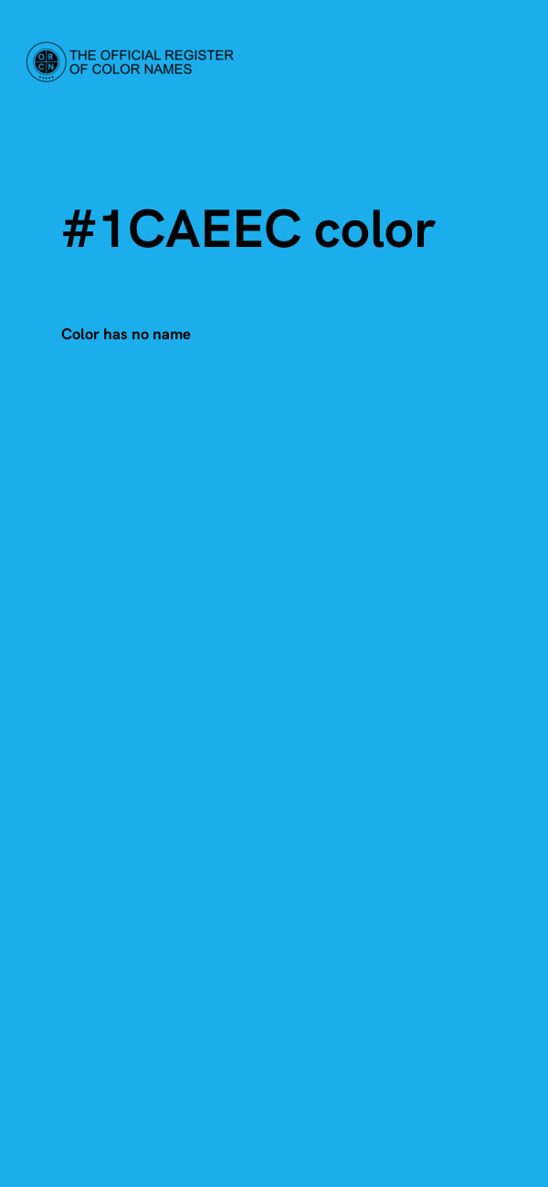 #1CAEEC color image