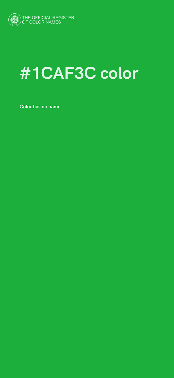 #1CAF3C color image