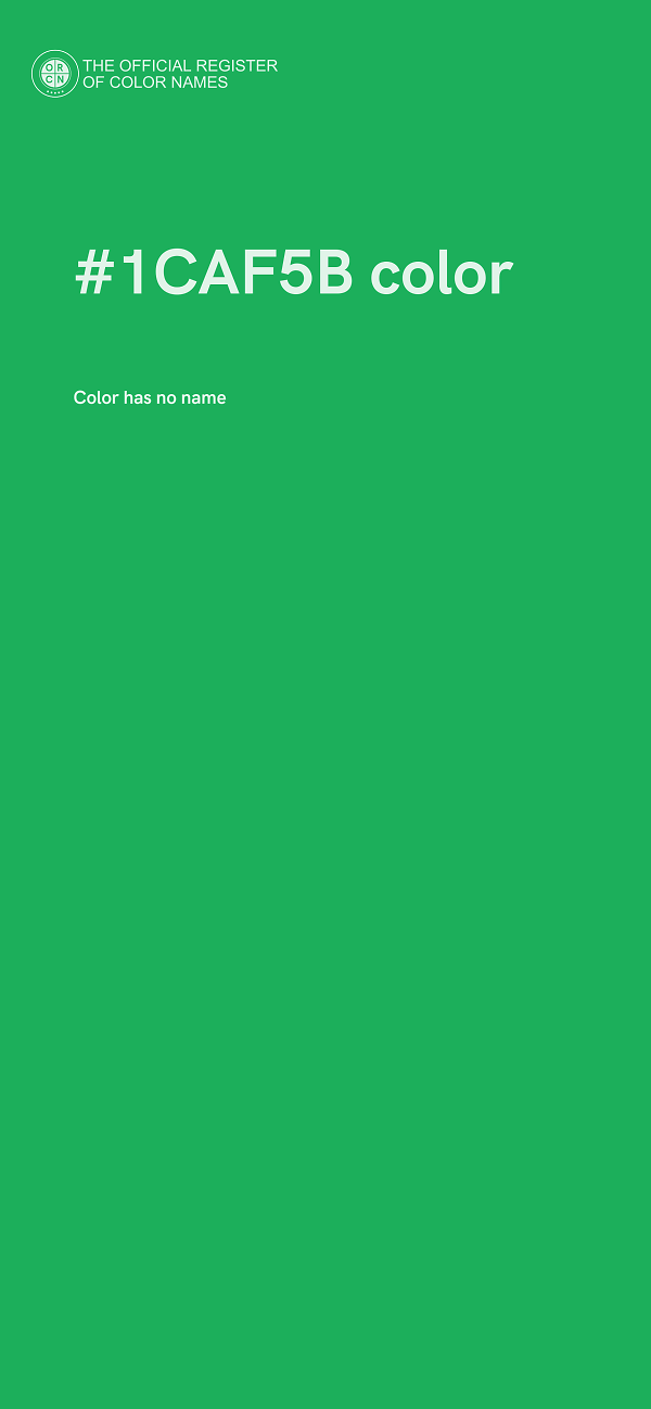#1CAF5B color image