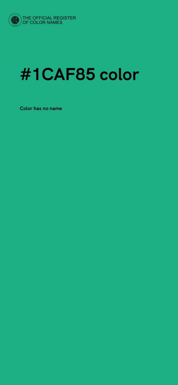 #1CAF85 color image