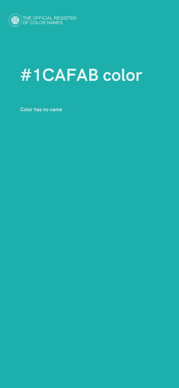#1CAFAB color image