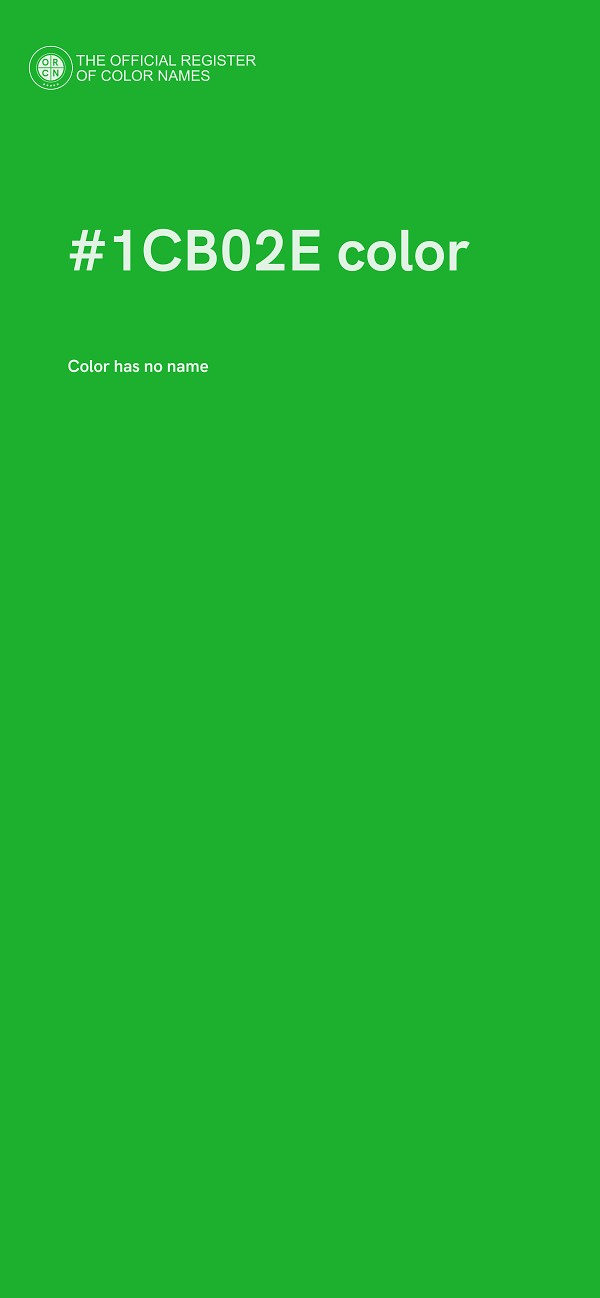 #1CB02E color image
