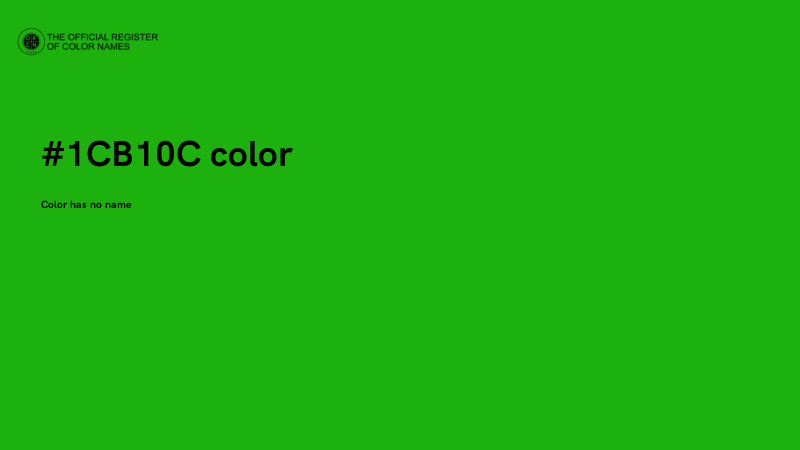 #1CB10C color image