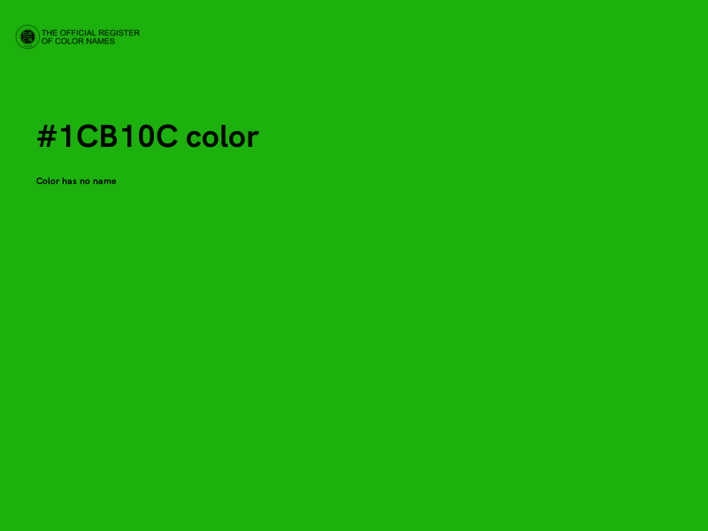 #1CB10C color image