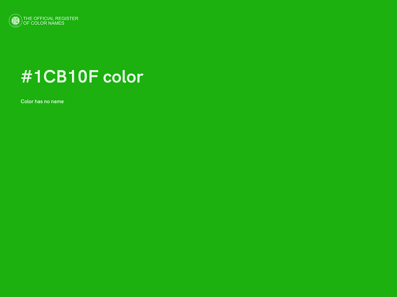 #1CB10F color image