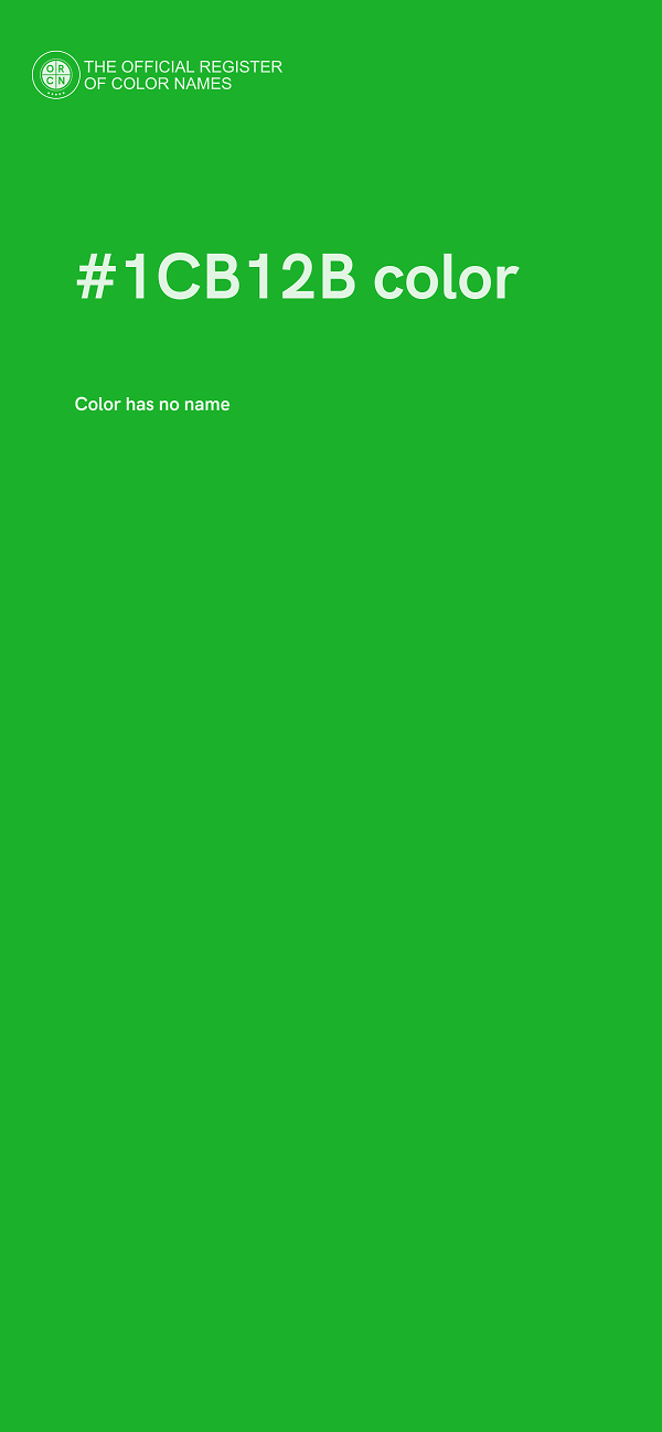 #1CB12B color image