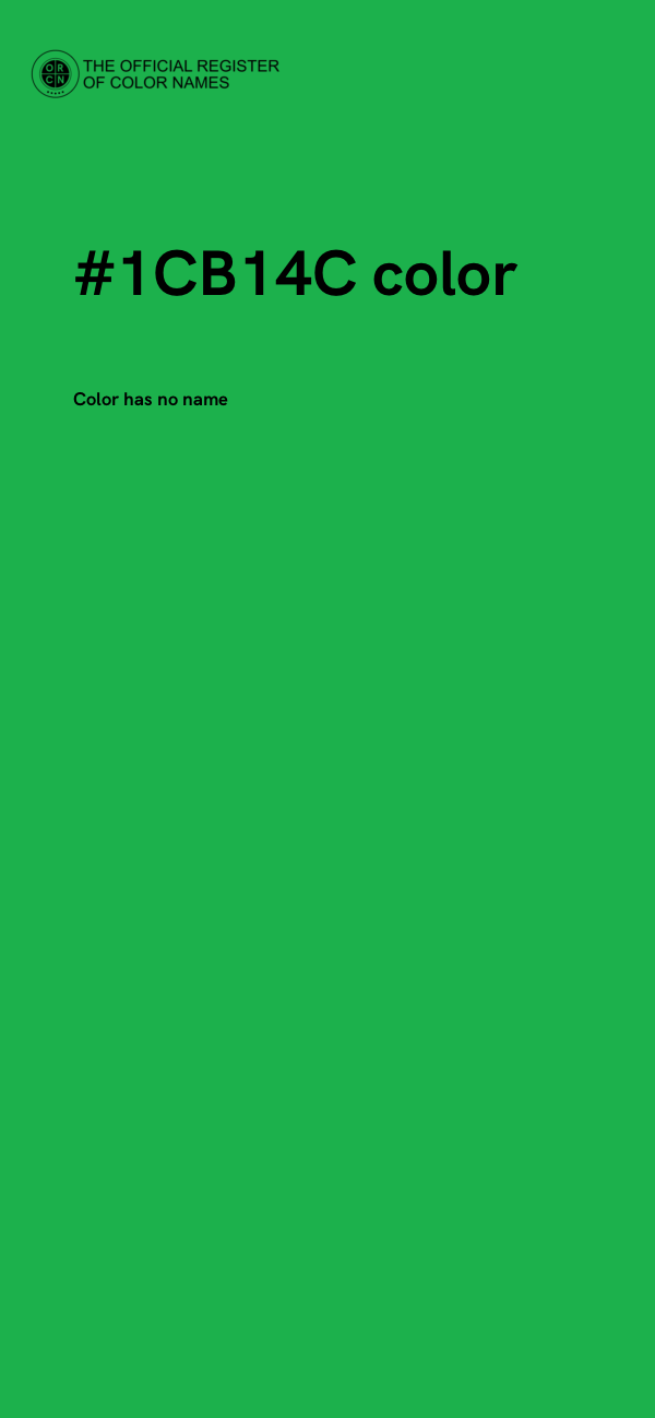 #1CB14C color image