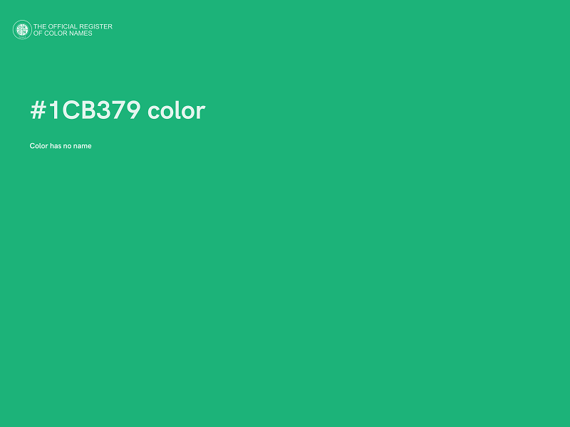 #1CB379 color image