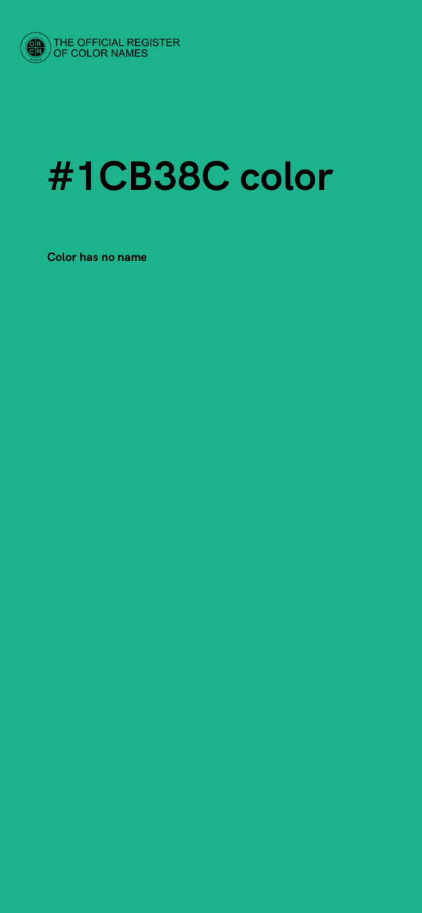 #1CB38C color image