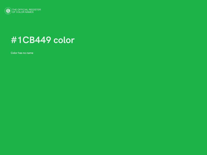 #1CB449 color image