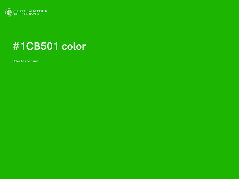 #1CB501 color image