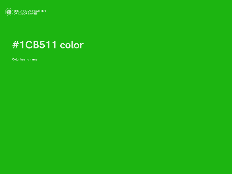 #1CB511 color image