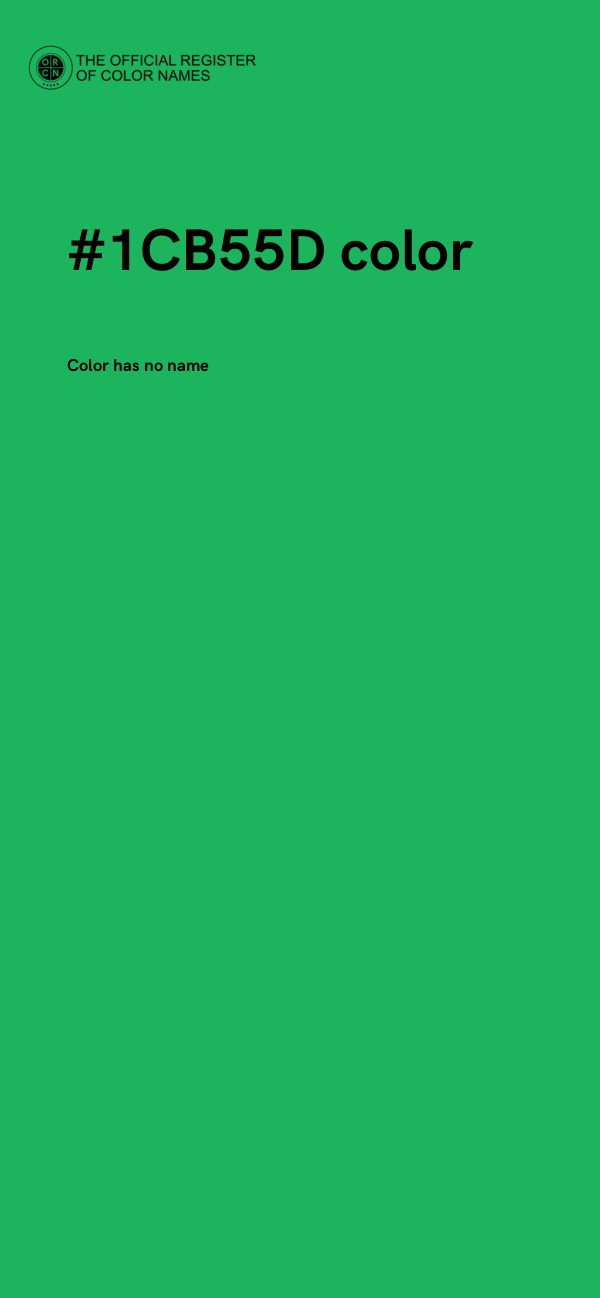 #1CB55D color image
