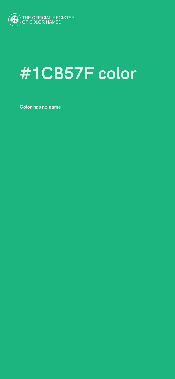 #1CB57F color image
