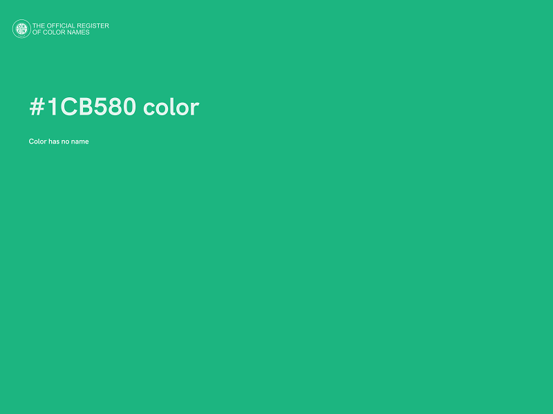 #1CB580 color image