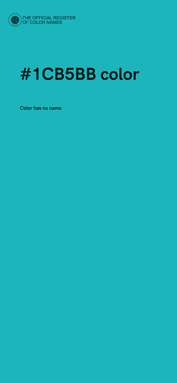 #1CB5BB color image