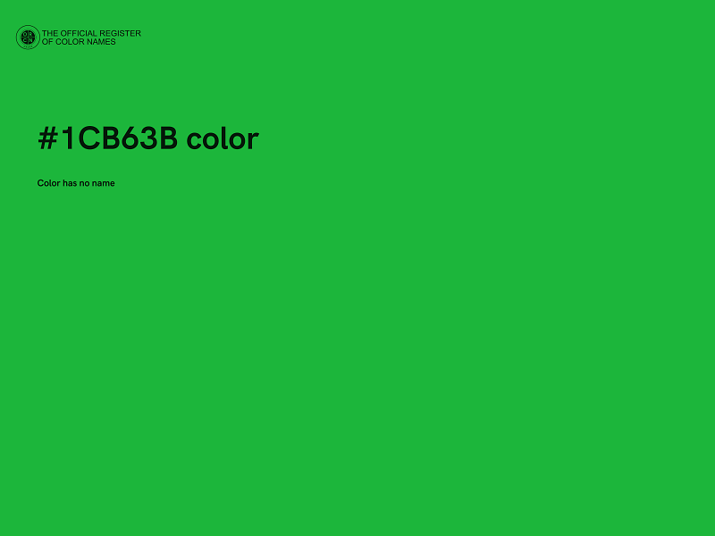 #1CB63B color image