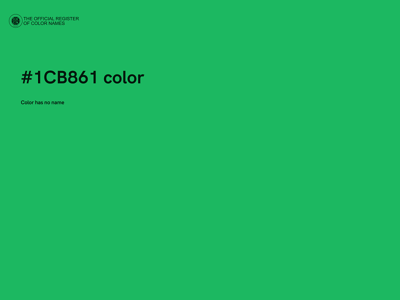 #1CB861 color image