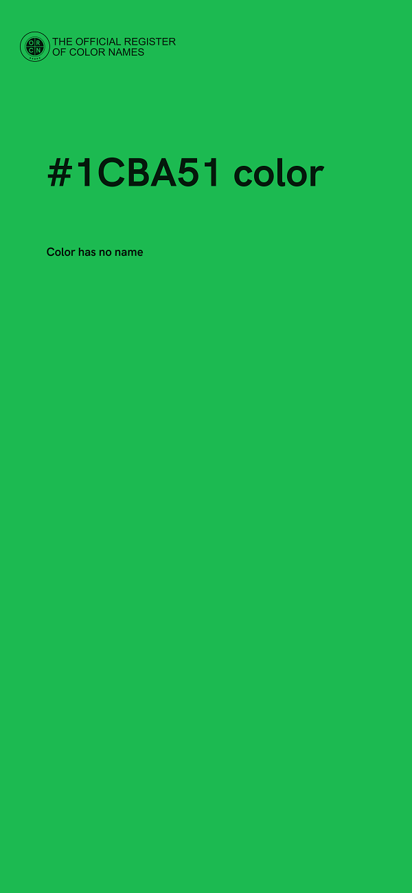 #1CBA51 color image