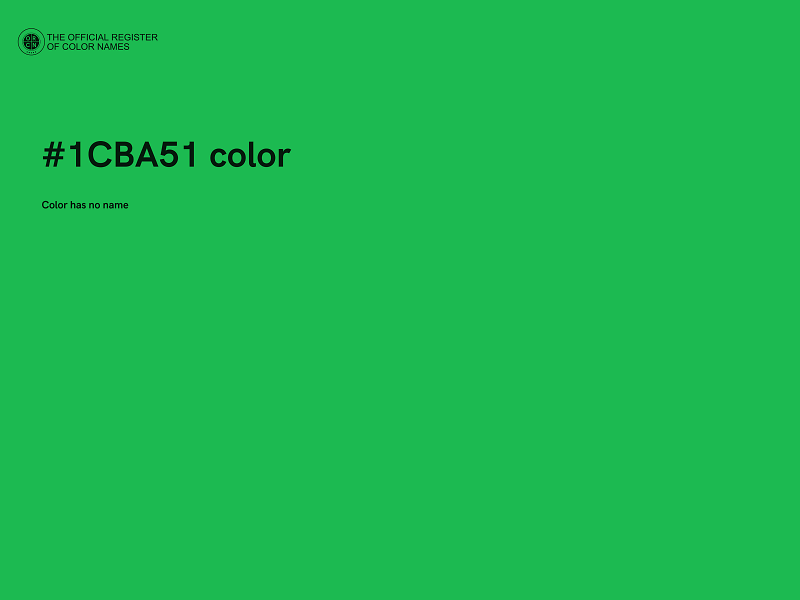 #1CBA51 color image