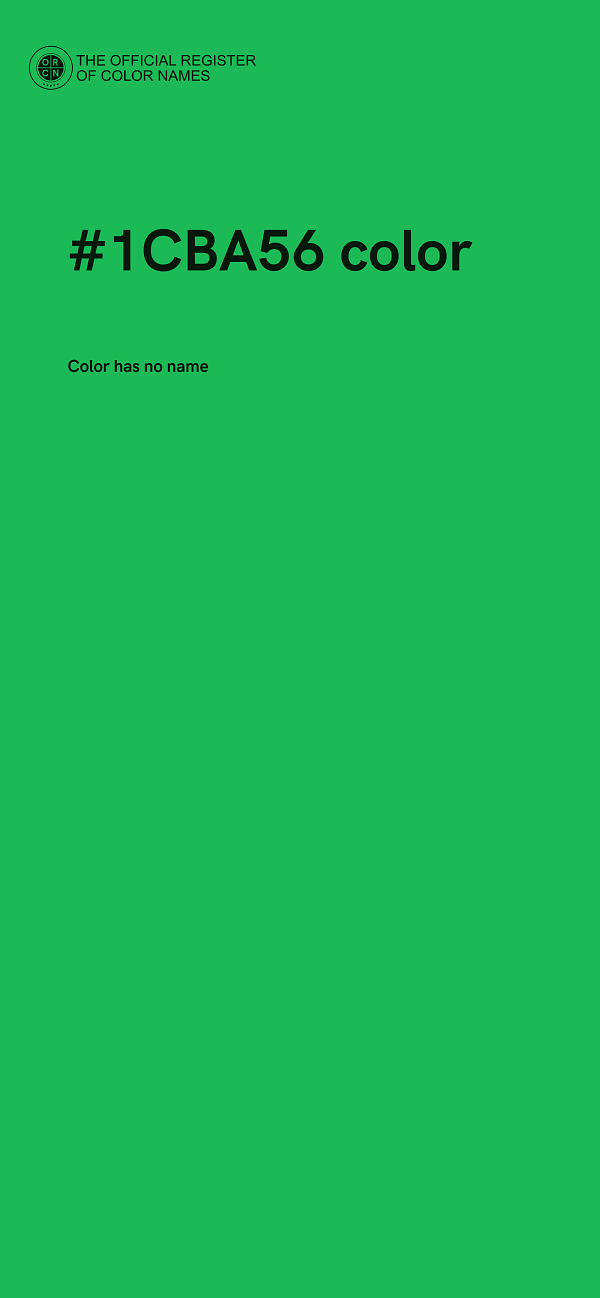 #1CBA56 color image