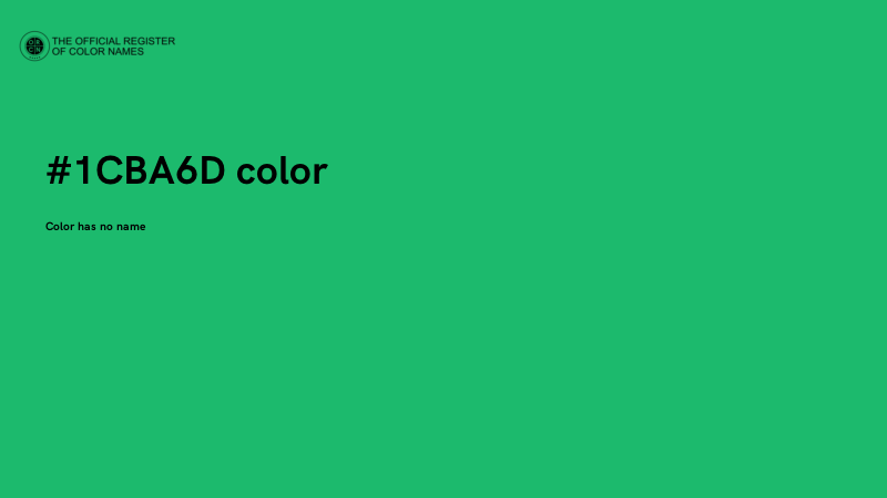 #1CBA6D color image