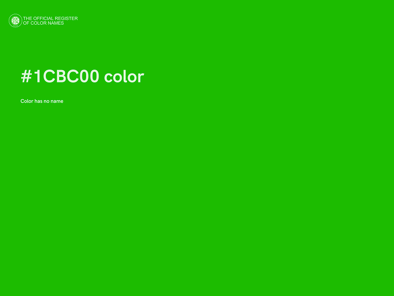 #1CBC00 color image