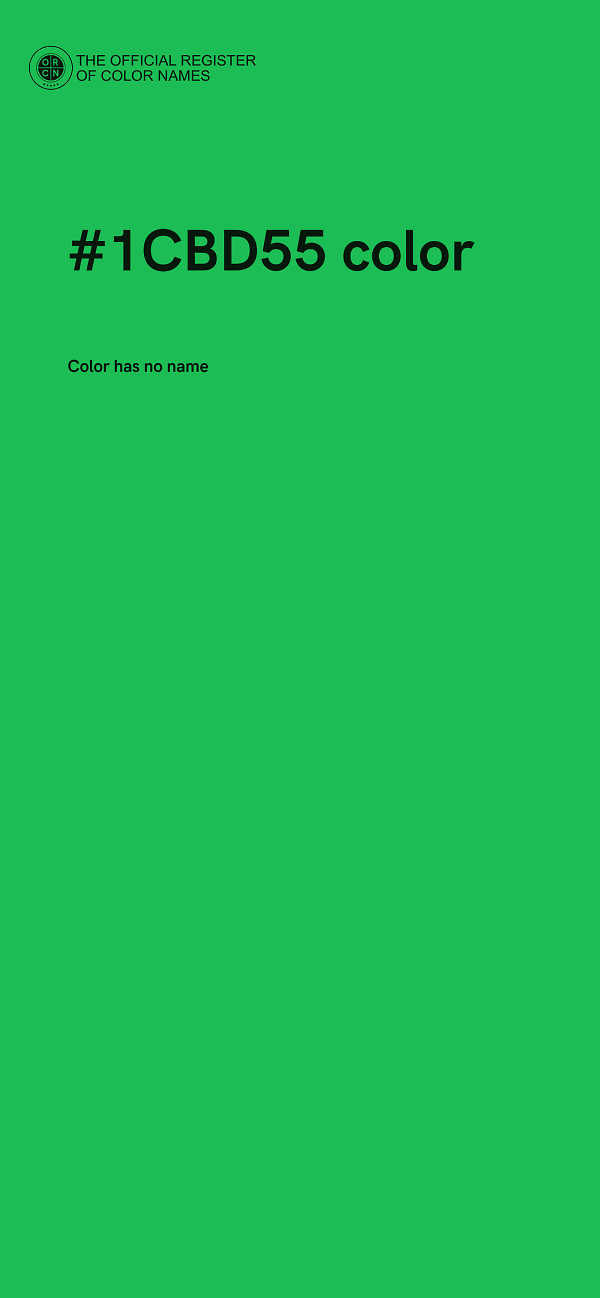 #1CBD55 color image