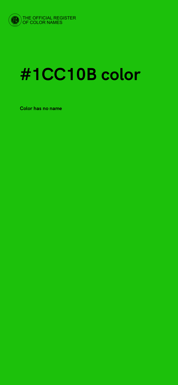 #1CC10B color image