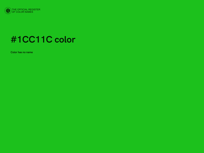 #1CC11C color image