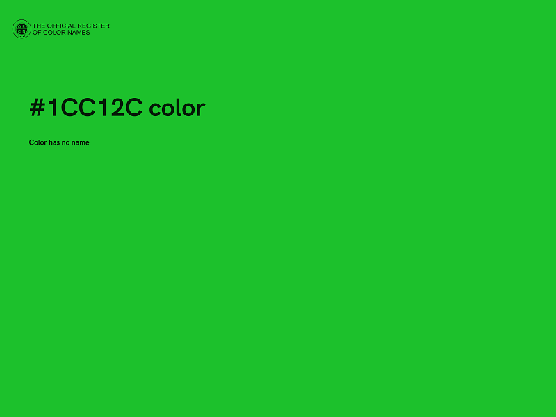 #1CC12C color image