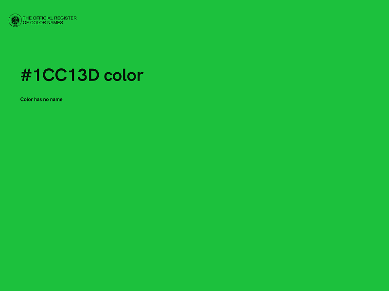 #1CC13D color image