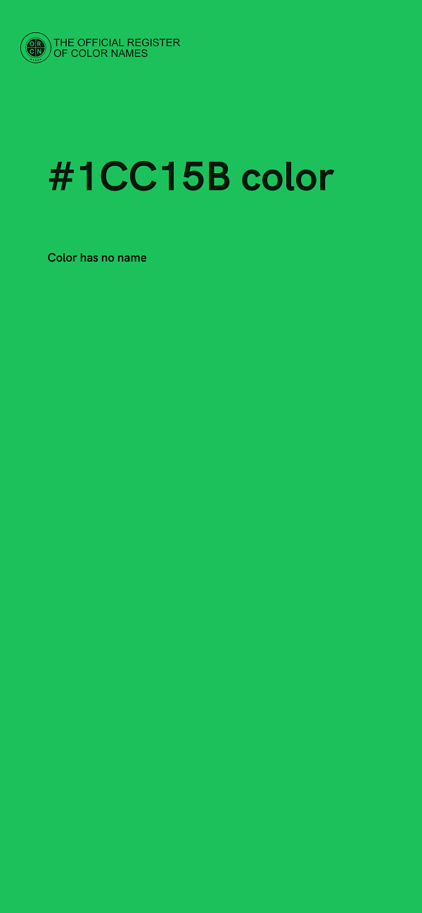 #1CC15B color image