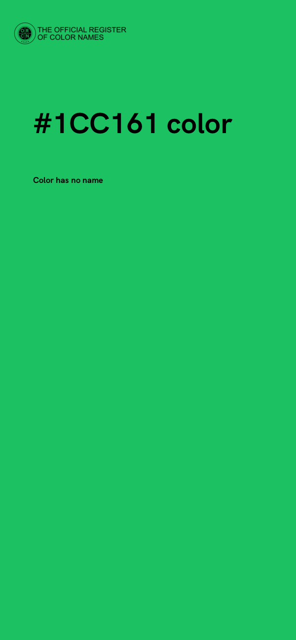 #1CC161 color image