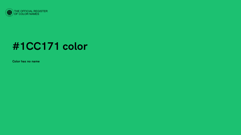 #1CC171 color image