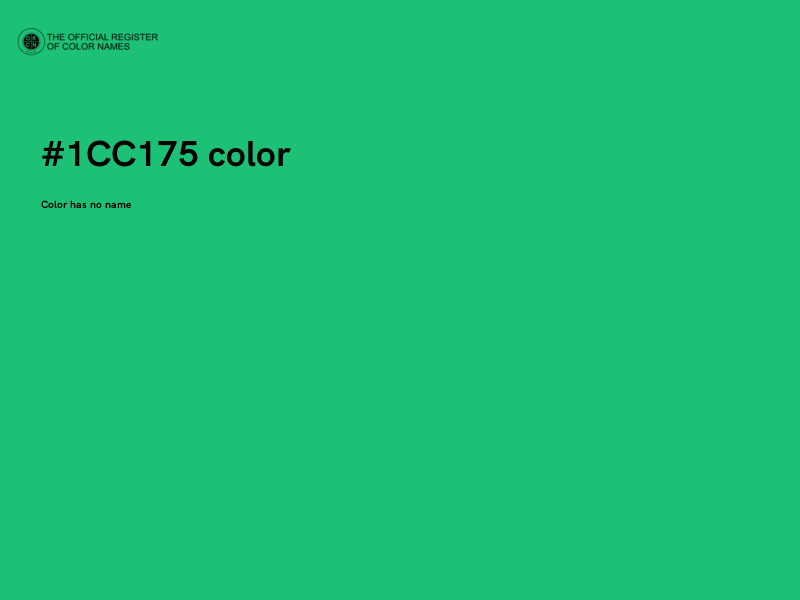 #1CC175 color image